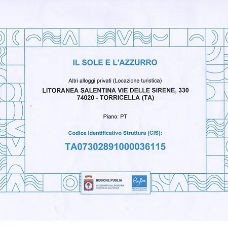 펜션 Il Sole E L'azzurro